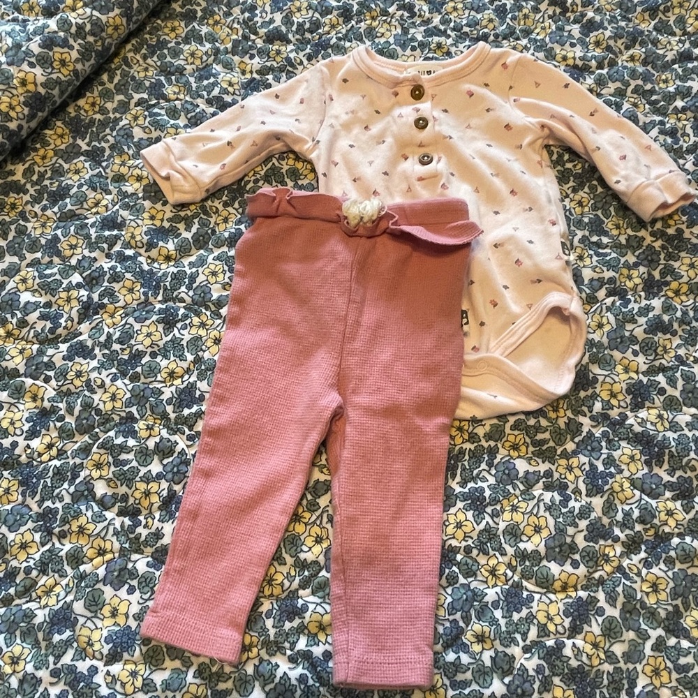 Rabbit & Bear 🐻 Organic Outfit